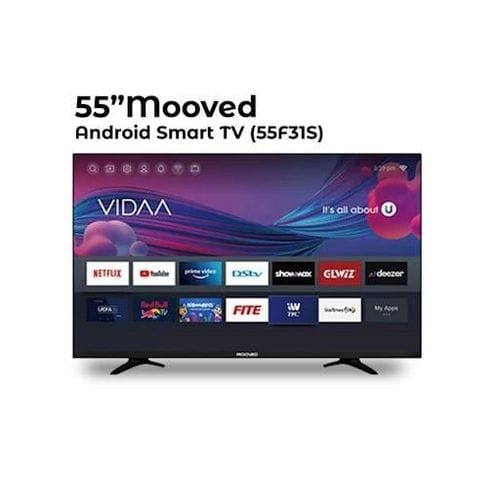 Mooved 55" Android Smart TV - Full HD LED Television with WiFi & Apps