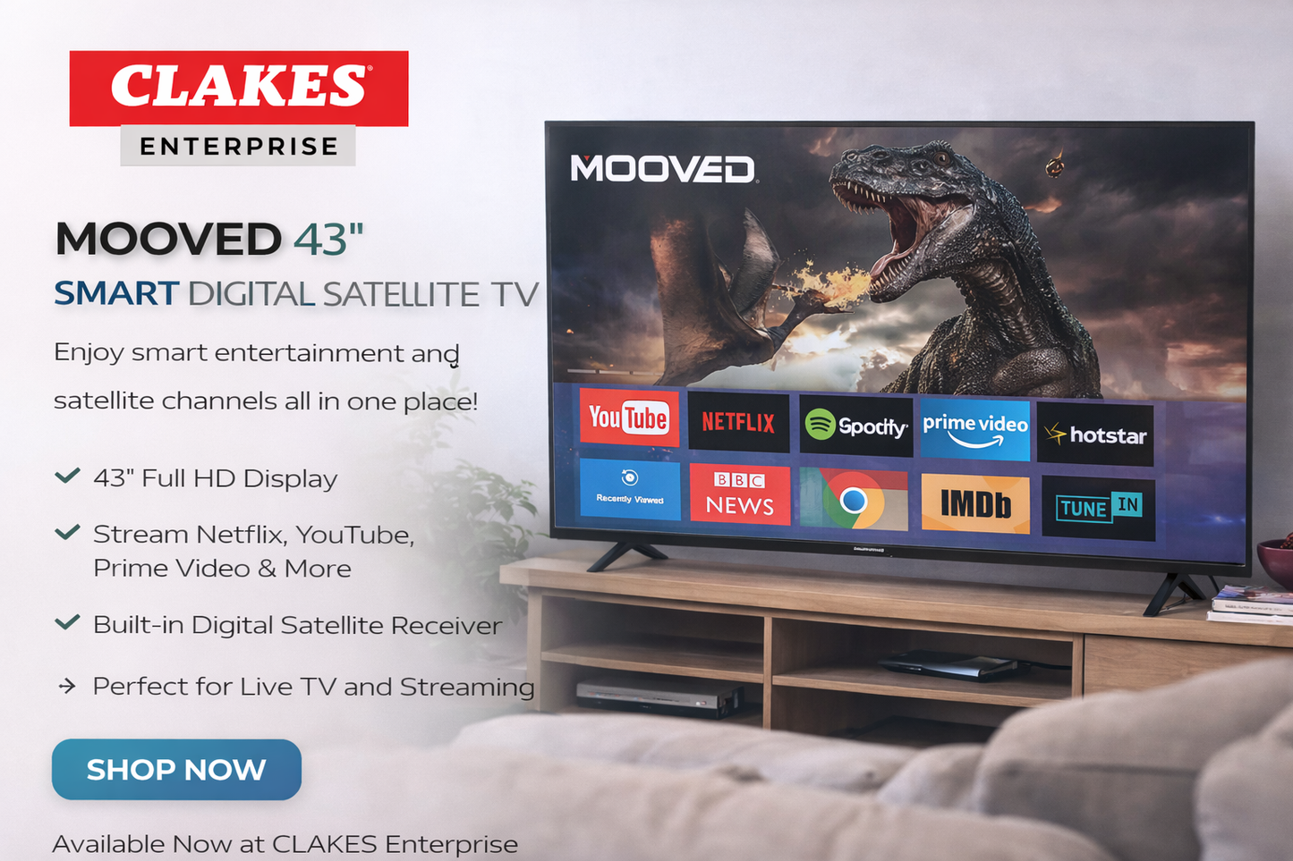 Mooved 43" Smart TV