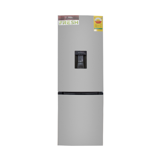 TCL 309L Bottom Mount Refrigerator with Water Dispenser - Twin ECO Inverter