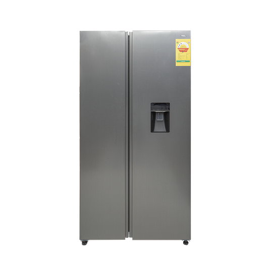 TCL 529L Side-by-Side Refrigerator with Water Dispenser - Twin ECO Inverter